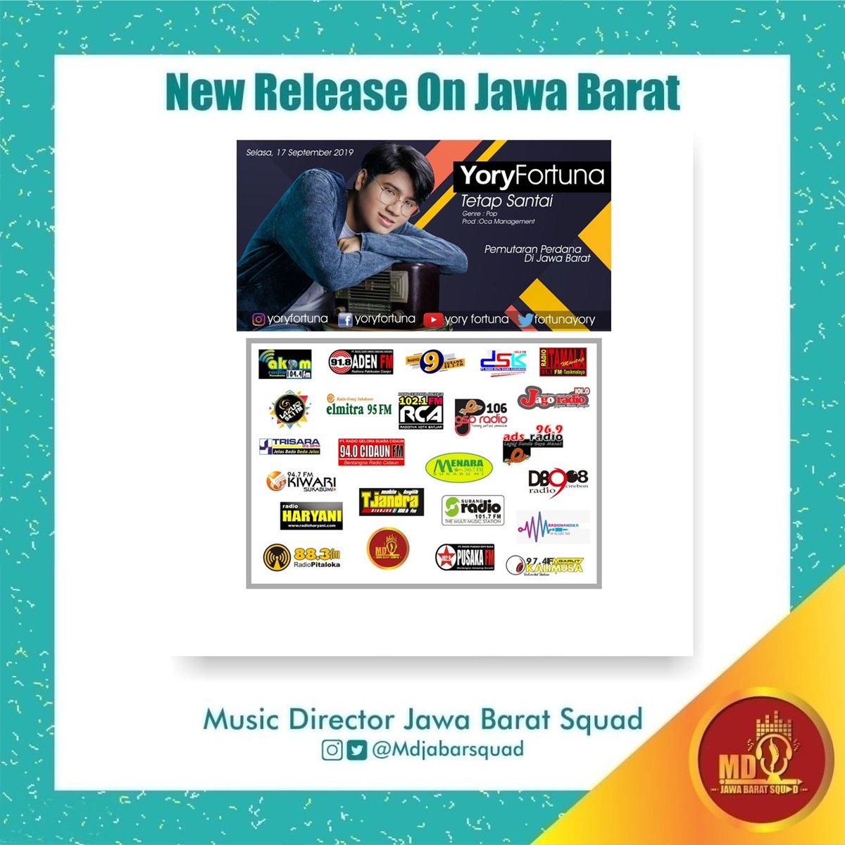 dskfmkarawang's tweet photo. #PemutaranPerdana @fortunayory #TetapSantai |OcaManagement| @mdjabarsquad @randywuw https://t.co/YbdS4XzVjL https://t.co/1ITb7ofp5T