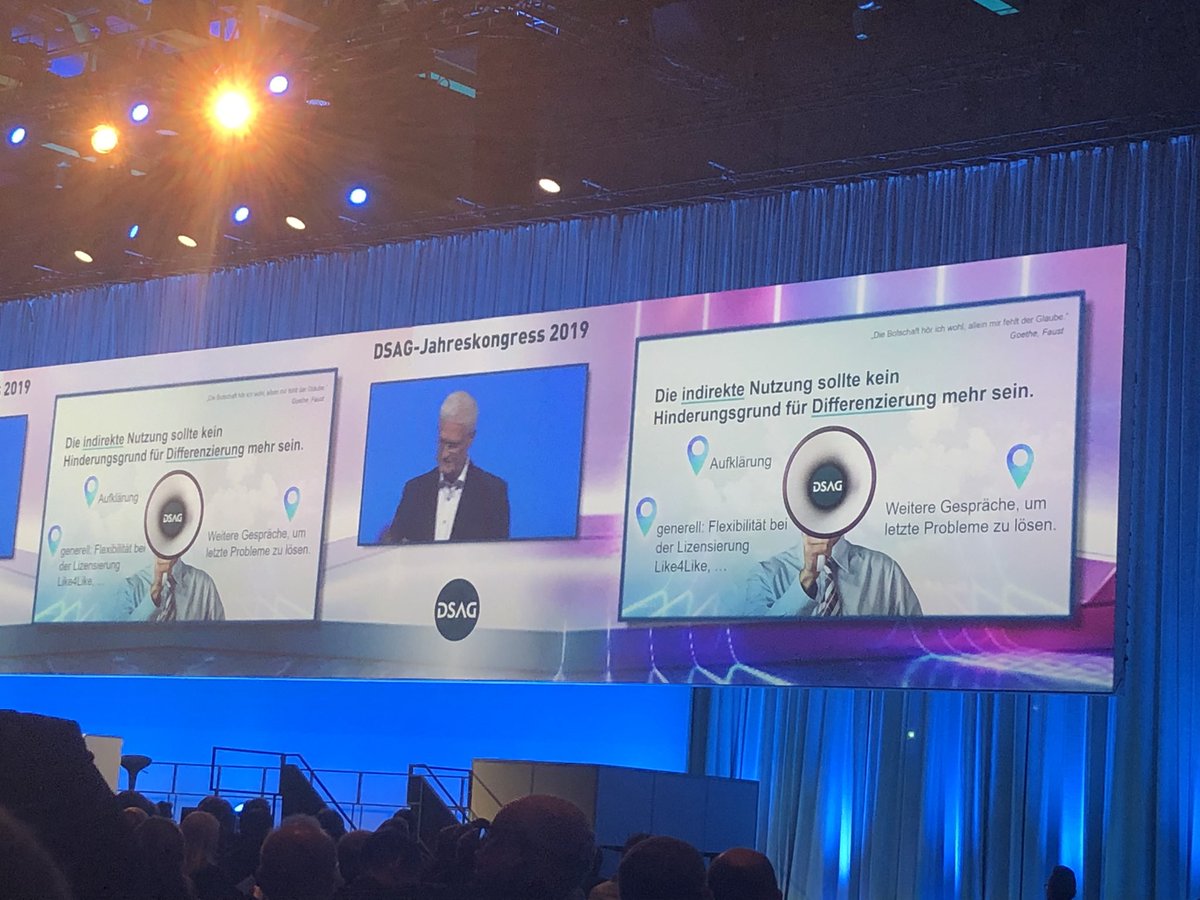 StefanFellner3's tweet photo. Ralf Peters von der @_DSAG berichtet über #DigitaleTransformation. Hauptthemen: S/4HANA und die Abkündigung von ERP 2025. Fazit: Es geht voran, aber es ist noch weitere Unterstützung der SAP nötig diesen Move zu unterstützen. #AFISolutions #DigitalTransformation #DSAGJK19 #SAP https://t.co/oIOfujlFeM