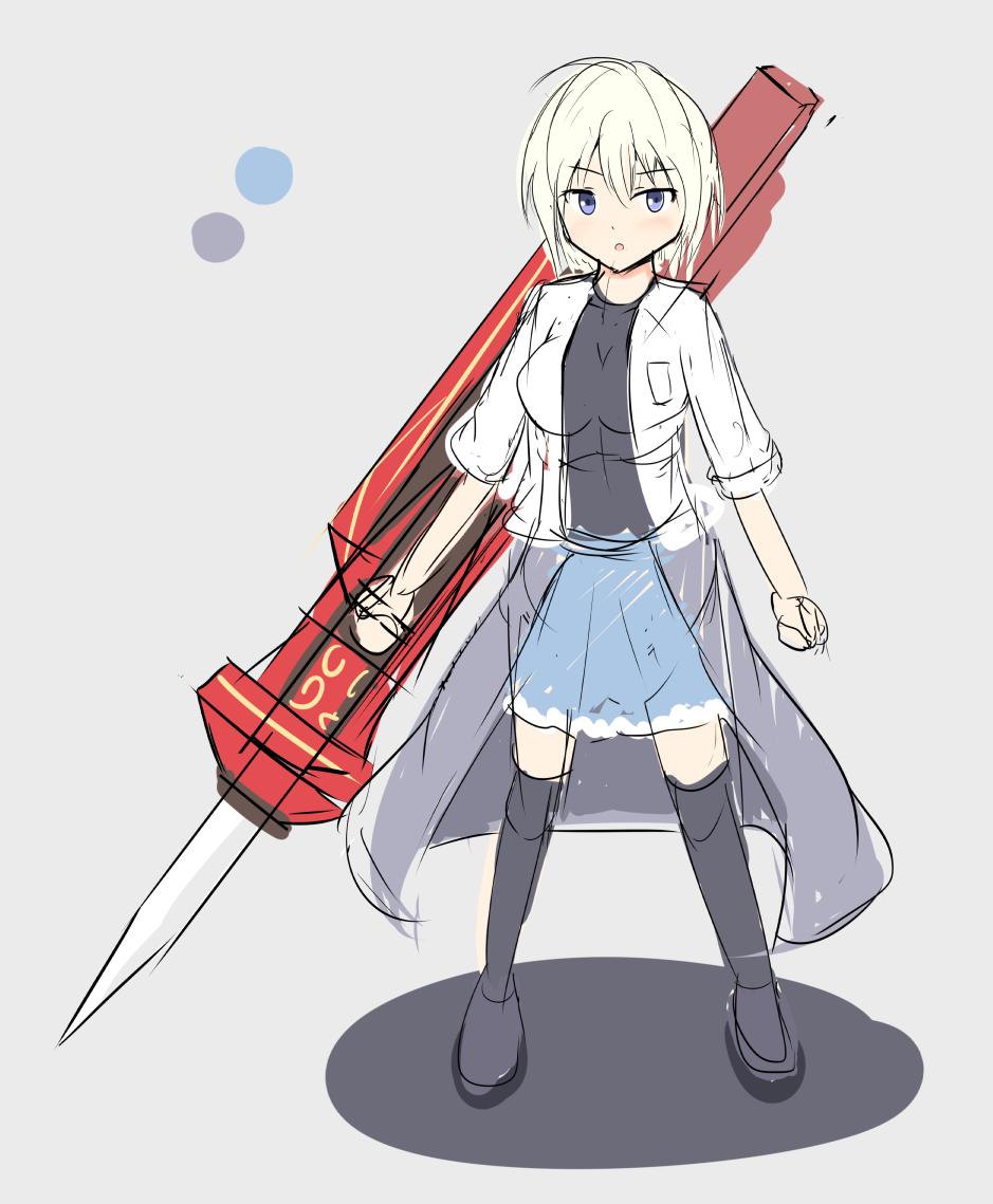 こんな感じの子が出る作品作ってみたいなあというらくがき 