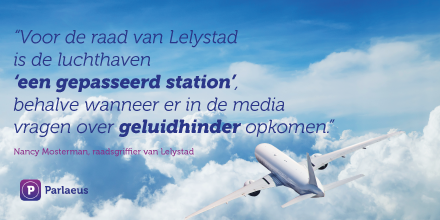 In het gesprek met raadsgriffier Nancy Mosterman hadden we het ook over de perikelen rond de uitbreiding en – opnieuw uitgestelde – ingebruikname van het vliegveld. Voor de raad van #Lelystad is dat een gepasseerd station.  parlaeus.nl/nancy-mosterma…