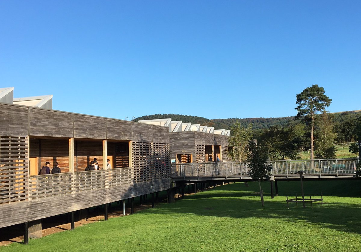 SibfordGeog's tweet photo. Students heading off for morning lessons.  It’s a beautiful morning here at #MargamFSC #SibfordHumanities #SibfordGeography #Geographyfieldtrip #blueskies https://t.co/OnMbAVyhVe
