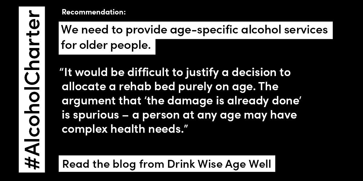 DWAW_UK's tweet photo. Today's #AlcoholCharter blog comes from @DWAW_UK, explaining that older adults can face age discrimination when trying to access alcohol treatment services. Yet more than 1/3 of older adults develop alcohol problems later in life and deserve support. https://t.co/rOGxyCQqDx https://t.co/G2pfM2pTib