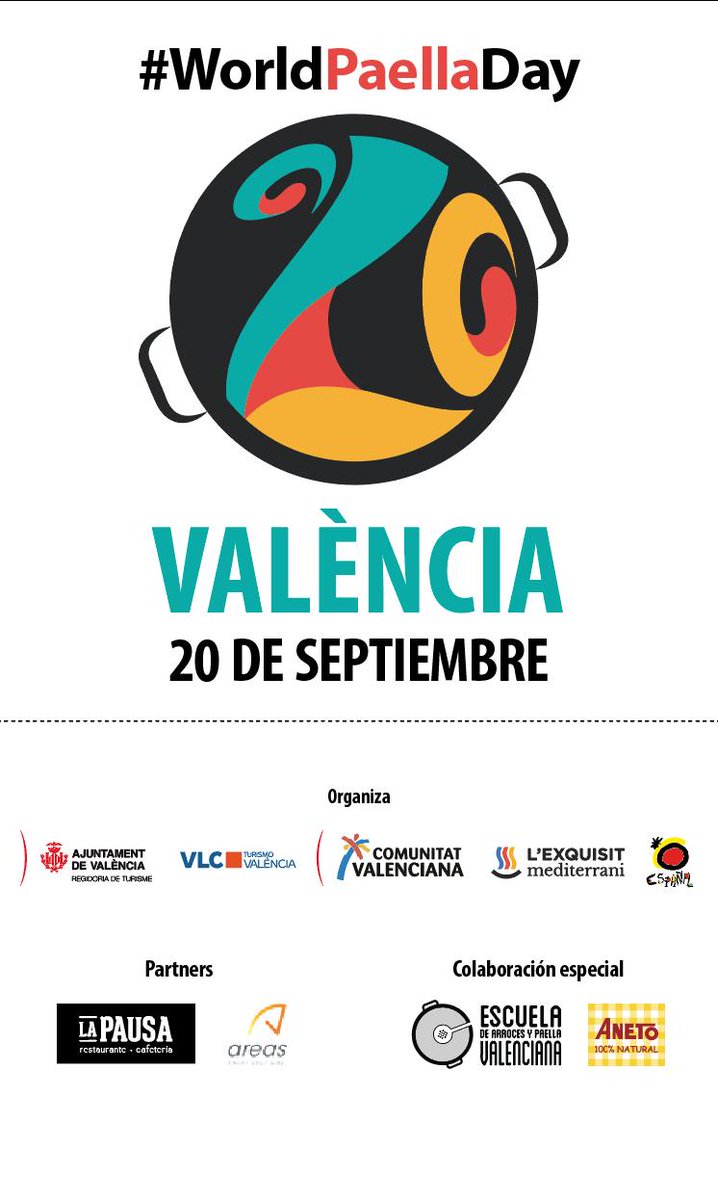 Areas_ES's tweet photo. El próximo viernes 20/09 se celebra el @WorldPaellaDay y hoy arrancamos campaña en #LaPausa aeropuerto de #València y #EatingPoint aeropuerto de #Madrid-Barajas ✈️🥘 ¡A todos nuestros clientes de #paella les esperan cientos de premios! 🎁 con @Valenciaturismo & @AnetoNatural https://t.co/oeJEsBLLuc