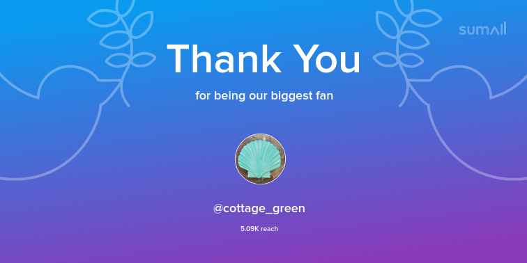ComMc98gmail1's tweet photo. Our biggest fans this week: cottage_green. Thank you! via https://t.co/fKF8AyzC6a https://t.co/MWfyFPkiXr