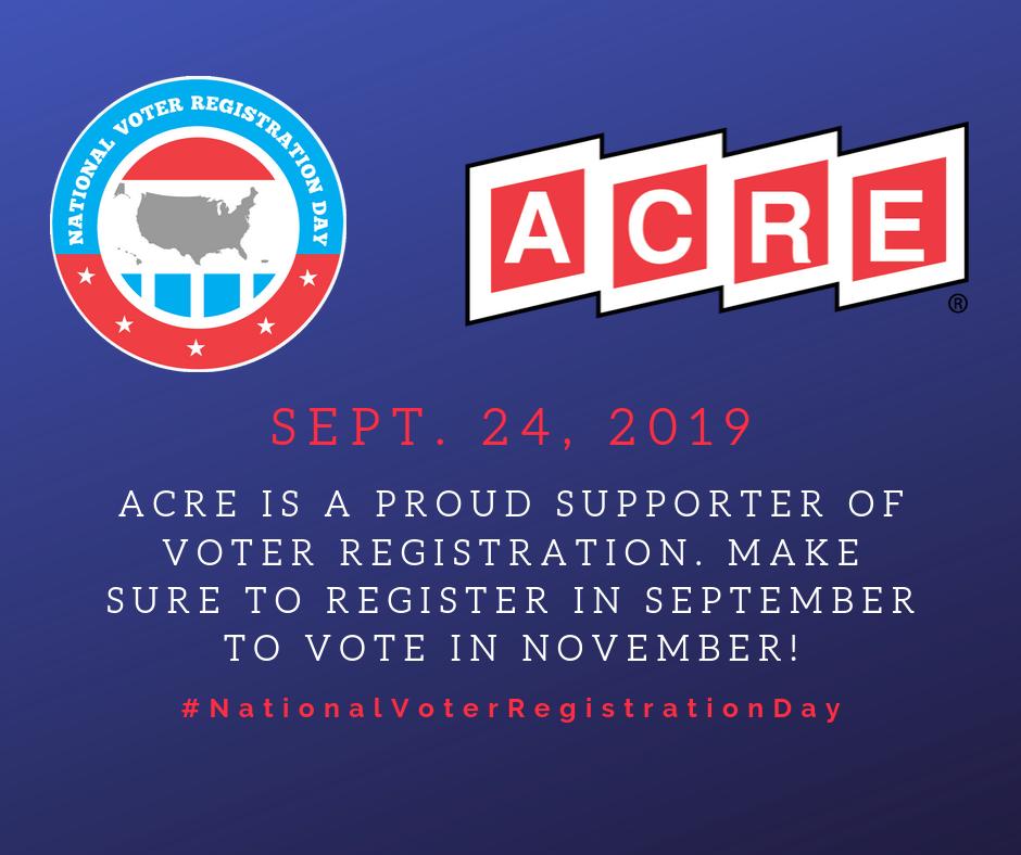 As a business that encourages our members to share their voice, electric cooperatives are huge proponents of voter registration. So make sure you're #VoteReady and take part in #NationalVoterRegistrationDay on Sept. 24! 

Find out more at your co-op at vote.coop