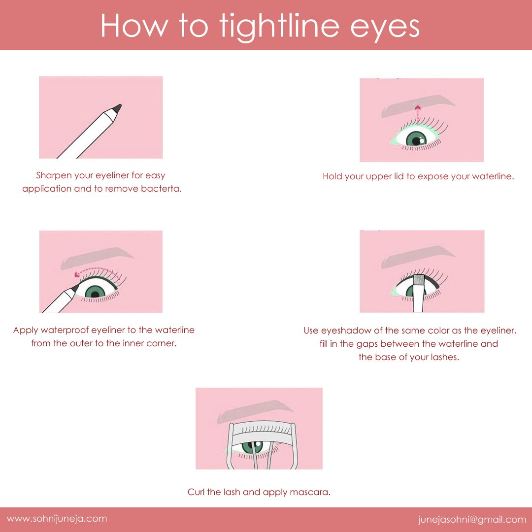 JunejaSohni's tweet photo. Know Some Exceptional Secrets on how to #tightline eyes!
https://t.co/g0S1amfgB5
#makeupbysohnijuneja #eyebrows #eyemakeup #naturallashes #makeupgirlz #eyelashextensions #eyeshadow #eyes #beautifulgirls #mua #gorgeous #eyeliner #fashion #fashiontrends #browstyle #abh https://t.co/CIqhISqKjG