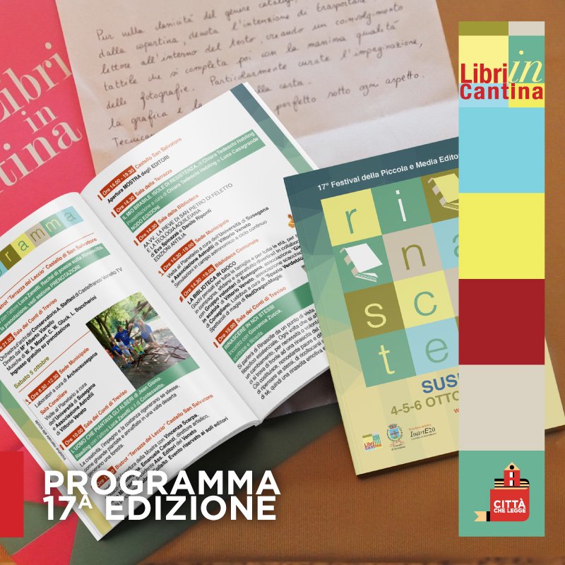 Volete conoscere gli ospiti, gli incontri e gli eventi della prossima edizione di Libri in Cantina? Sul nostro sito troverete tutto il programma!
libriincantina.it/programma-libr…