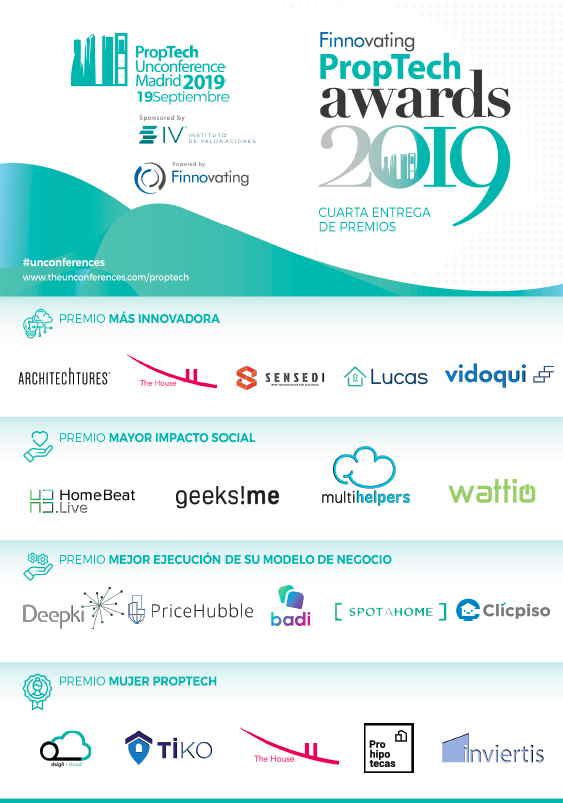 FinnovatingHub's tweet image. 🚀¡Quedan 48 horas para saber quiénes serán los ganadores de los #PropTechAwards 2019 ! ¡Podrás seguir la #uPropTech en nuestros canales de Twitter y LinkedIn!🏆

#PropTechAwards 2019 patrocinados por Instituto de Valoraciones 🙌