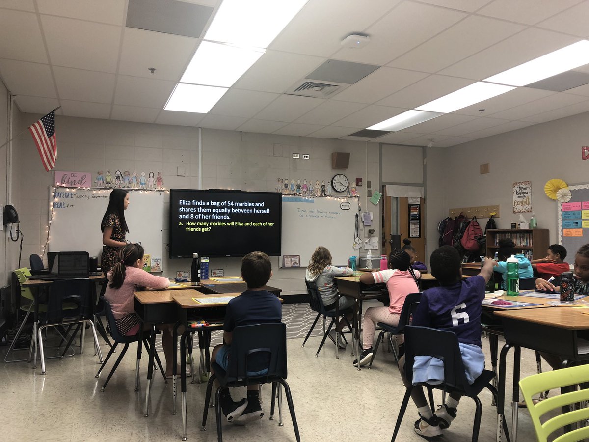 3rd grade math students on fire 🔥 today learning their 9 facts!! <a href="/Boyd_Lindsey3/">Lindsey Boyd</a> <a href="/Eagles_BSI/">Big Shanty Intermediate</a> <a href="/CobbMathDept/">CCSD Math Leadership</a> #lovetoteachhere #bsieaglepride #happyatbsi