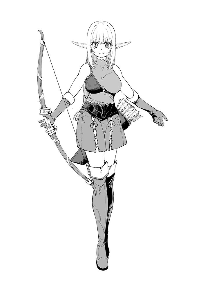 ガガガ文庫 No Twitter Magcomi にてコミカライズ決定の 北海道の現役ハンターが異世界に放り込まれてみた 漫画を担当するカルトマ先生からいただいた シンとサランのキャライラストを公開 漫画版でも二人の活躍が楽しみです 連載開始時期の発表はもうしばし