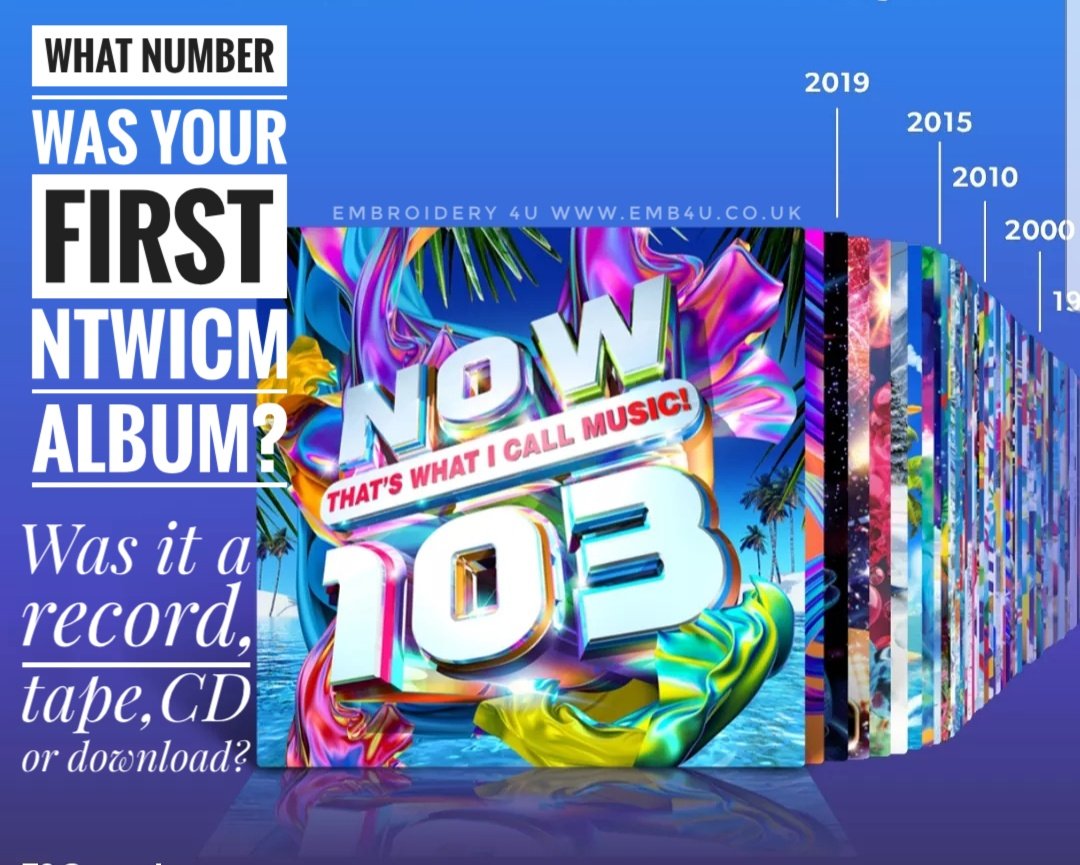 Embroidery4uu's tweet photo. Hi all lets have a bit of fun...
Mine is
 Number 1 on vinyl. 1983😱 https://t.co/3fF9unyxU7