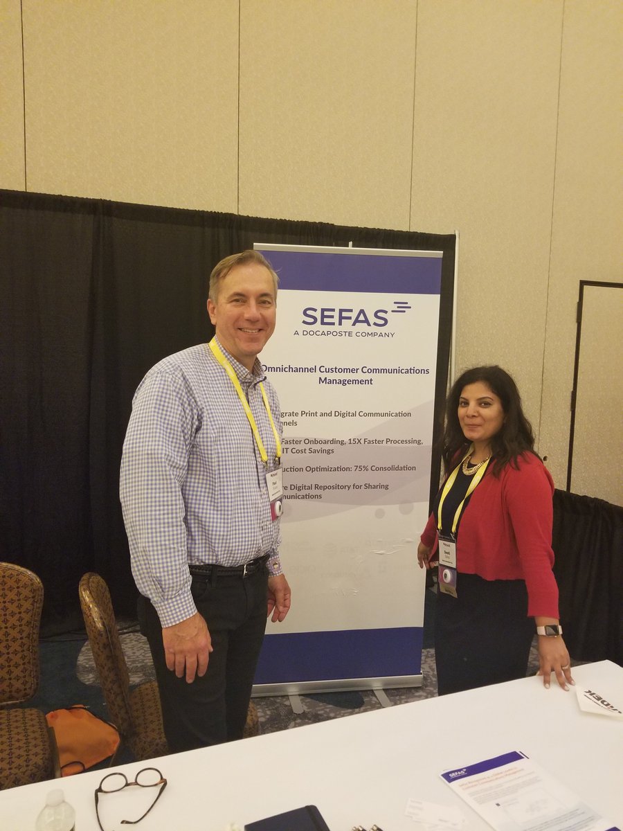 Sefas Innovation Inc (@sefasna) on Twitter photo We're here at the <a href="/thINK_Forum/">thINK Forum</a> conference and ready to go! Come visit us today at Booth 52. #thINKAhead2019 We're here at the <a href="/thINK_Forum/">thINK Forum</a> conference and ready to go! Come visit us today at Booth 52. #thINKAhead2019