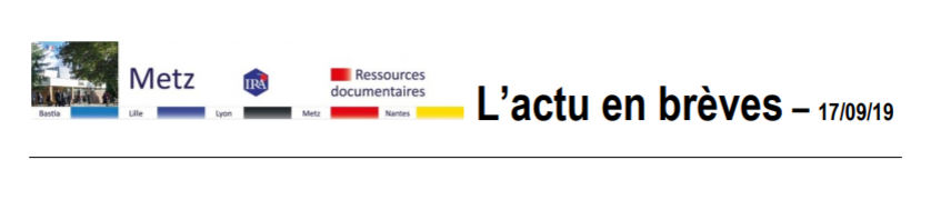 IRAdeMetz's tweet photo. Application de la loi de réforme de la #fonctionpublique, actu de la rentrée scolaire, zoom sur les politiques sociales… Retrouvez le n°82 d’Actu en brèves en ligne sur le portail documentaire des IRA !
https://t.co/r7fOJhtdoY
#iradocumentation @dgafp https://t.co/loz7qlDVYm