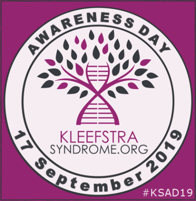 my_dev_child's tweet photo. Happy Awareness Day! Kleefstra syndrome is a rare genetic condition caused by deletions or gene changes of the EHMT1 gene on one copy of chromosome 9. #KSAD19 #KleefstraAwareness #KleefstraLove #DNAAnswers #GeneticTesting #ShineBrightTogether #RareChromosomeDisorder https://t.co/TRCVBUZNAw