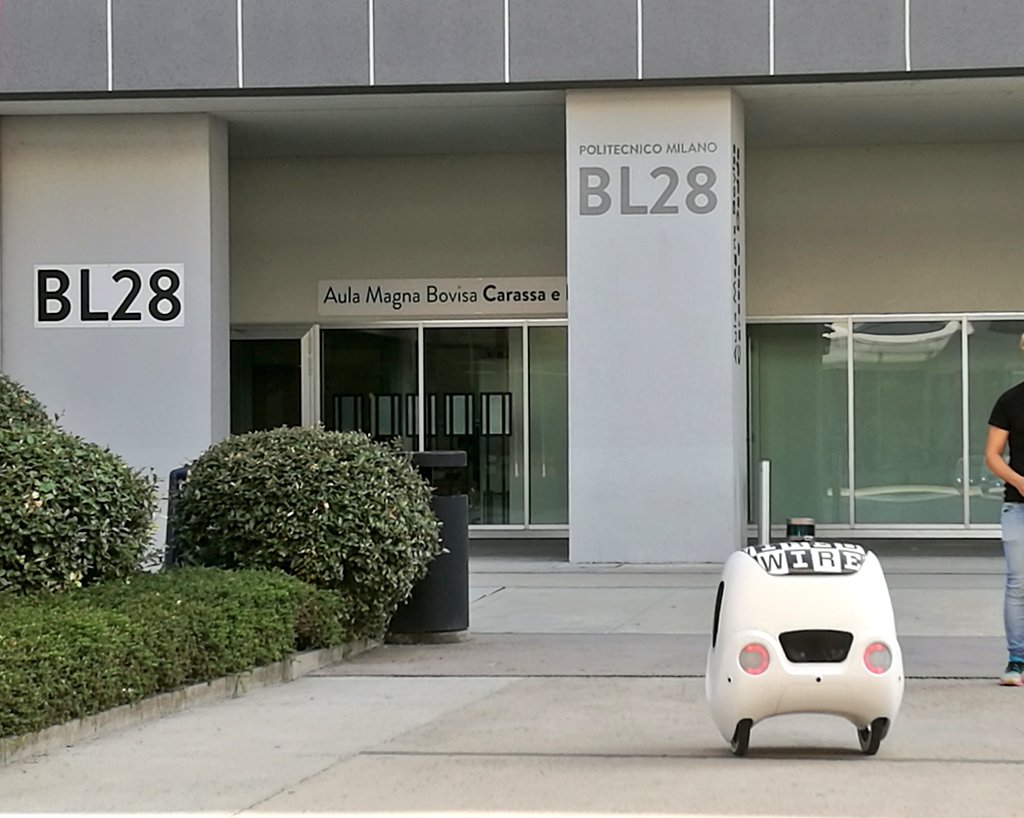 Marco Brambilla (@marcobrambi) on Twitter photo What's a weird <a href="/WIRED/">WIRED</a> #robot doing hanging around with the students in the <a href="/polimi/">Politecnico di Milano</a> campus in #milan?
#bot #mobility #MobilityWeek <a href="/wireditalia/">Wired Italia</a> What's a weird <a href="/WIRED/">WIRED</a> #robot doing hanging around with the students in the <a href="/polimi/">Politecnico di Milano</a> campus in #milan?
#bot #mobility #MobilityWeek <a href="/wireditalia/">Wired Italia</a>