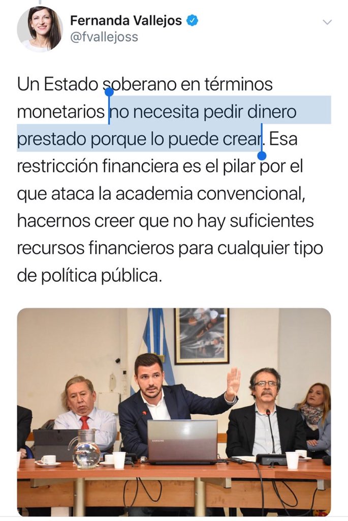 Para una integrante medular del equipo de Alberto Fernández la prosperidad se puede imprimir

Más burra imposible