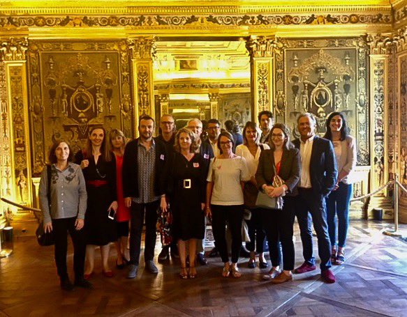 ADepartementsF's tweet photo. Les Dircoms des #Départements présents cet après-midi au @Senat, « Maison des #Territoires » en présence de @MorhetRichaud #CollTerr #Com @gerard_larcher @publicsenat https://t.co/uqVodltbuW