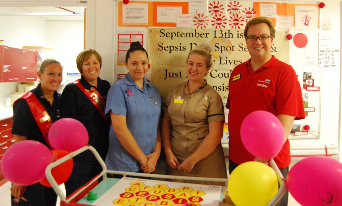 DudleyGroupNHS's tweet image. MP @mikejwood is volunteering with us today and has been out and about with our sepsis team on World Patient Safety Day, spreading awareness of the silent killer to staff, patients and visitors. Do you know the symptoms? Help us kiss goodbye to #sepsis. 🛑💋