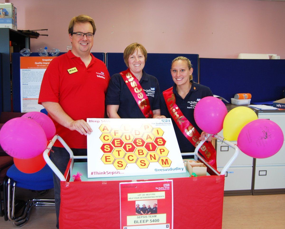 DudleyGroupNHS's tweet image. MP @mikejwood is volunteering with us today and has been out and about with our sepsis team on World Patient Safety Day, spreading awareness of the silent killer to staff, patients and visitors. Do you know the symptoms? Help us kiss goodbye to #sepsis. 🛑💋
