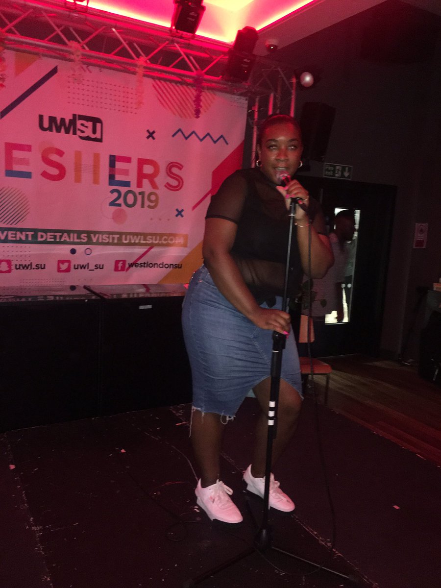 UWLSUActivities's tweet photo. @UWLSUEducation doing a bit of stand up comedy 😂🤣😁😁 #UWLSUFreshers https://t.co/dLjeSRXoCW