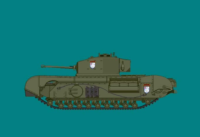 チャーチル歩兵戦車のtwitterイラスト検索結果