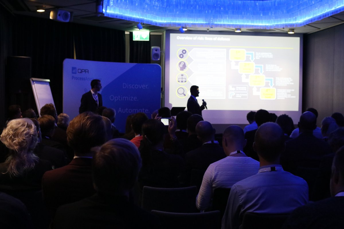 QPR_Software's tweet photo. Many guests at #QPRConference2019 find the presentation by @S_J_Wallace and @rickysmv at #QPRConference2019 so valuable that they had to capture these powerful content with their phones. 😀
#processmining #riskmanagement #internalaudit #QPRsoftware #EYUK https://t.co/Og97UmMVJg