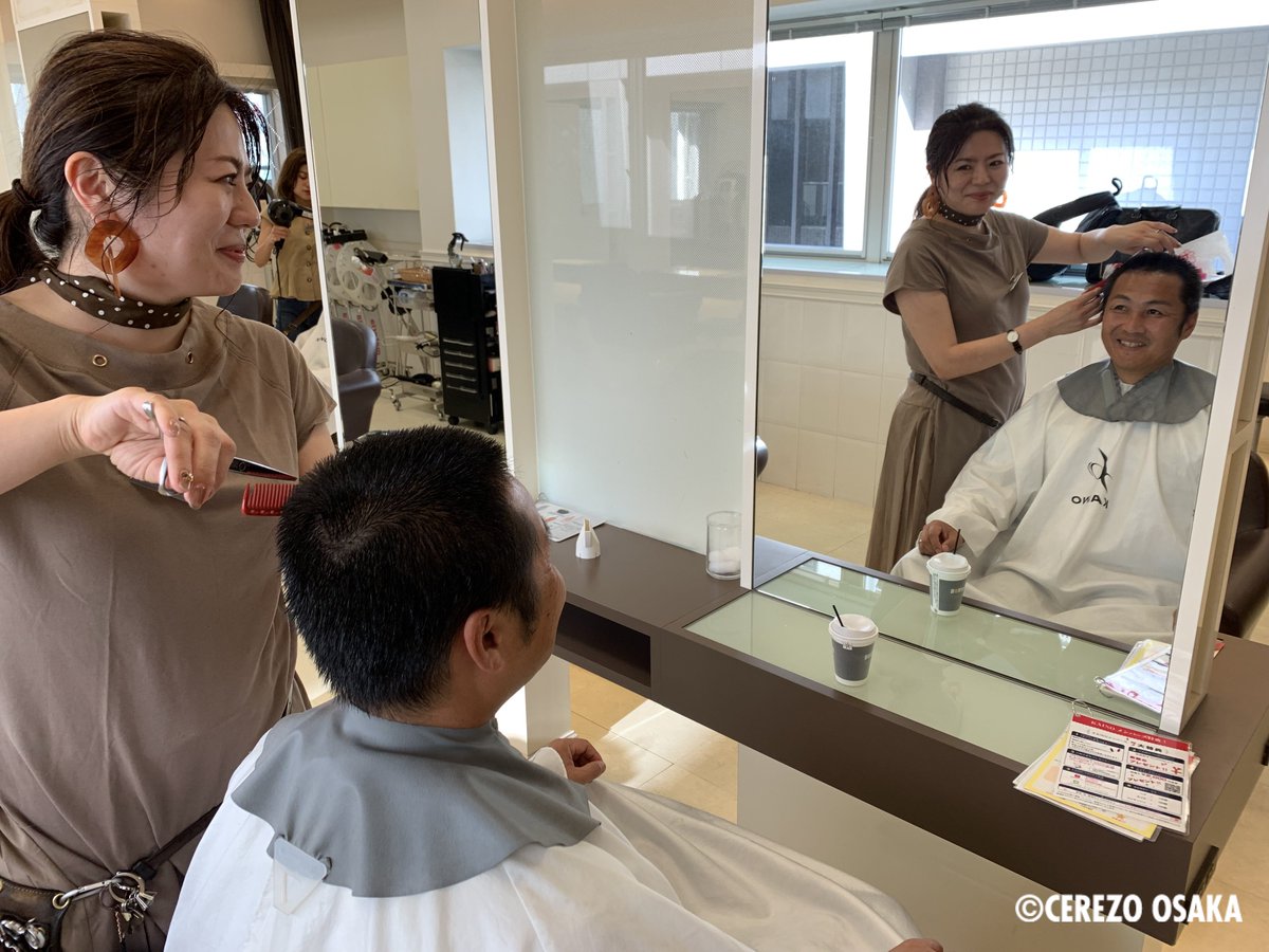 セレッソ大阪オフィシャル 森島社長 が 大阪ダービー 前にカイノさんで気合い入れました カイノ天王寺店 の皆様 イケメンにしていただいてありがとうございました セレッソ カイノ Kaino イケメン