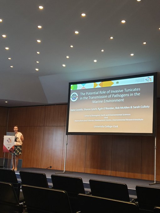 BlueFish_EU's tweet photo. Great conference! @BlueFish_EU UCC team  disseminating #IrelandWales funded #ClimateChange research to international delegates @eafp2019 #networking #WomenInSTEM #EuFundsCymru @INTERREGTweets @SouthernAssembl https://t.co/CeisZzNjEm