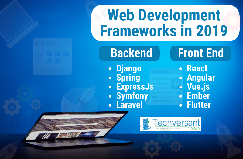 Techversant1's tweet image. 2019 Top web application frameworks, which are preferred by the industry experts.
Looking for web developer help? Contact us.
bit.ly/2O2KuBY
#webapplicationframework #angular #react #ember #Django #expressJS