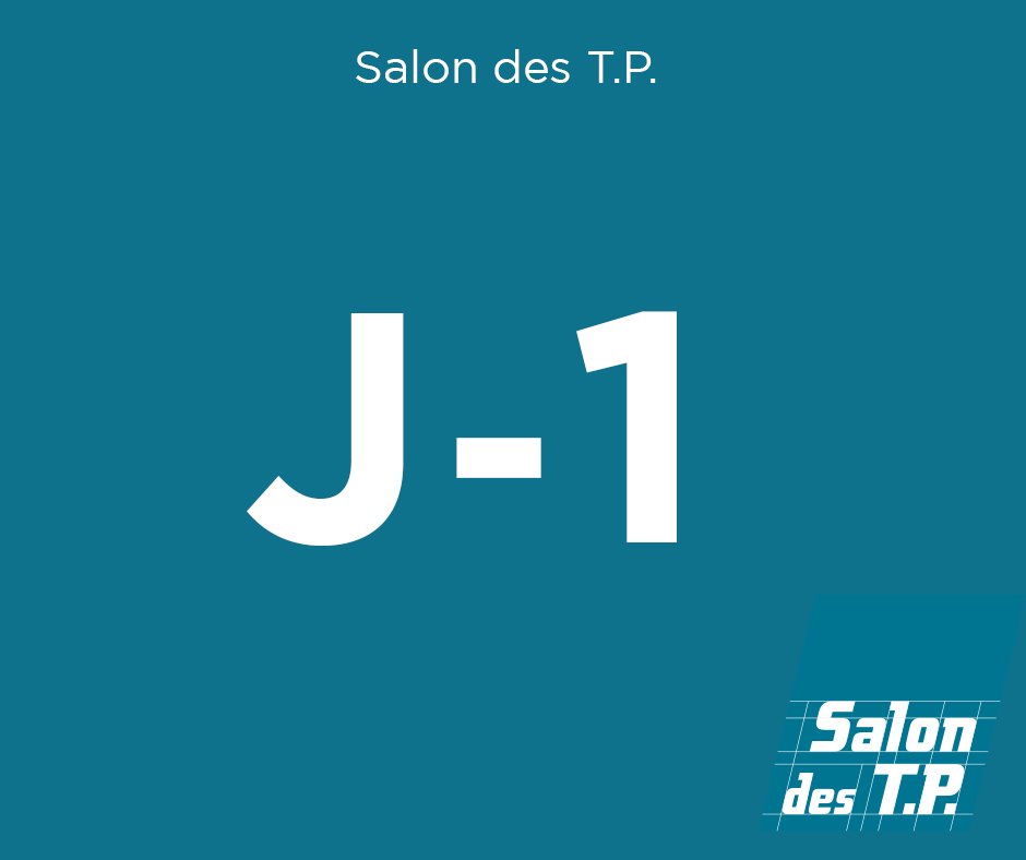 SalondesTP's tweet photo. 📅 J-1📅  Nous sommes prêts à vous accueillir !

⚠️ Obtenez 50% de remise ⚠️ sur votre badge d'accès, en vous inscrivant en ligne 👉 https://t.co/B3cCaXcYvr https://t.co/lc73a54S2O