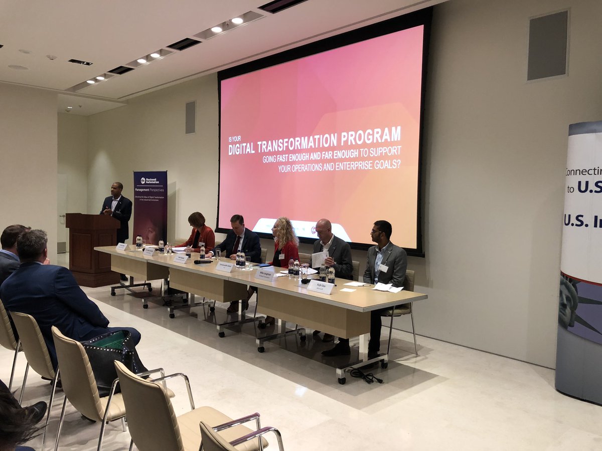 Export2Europe's tweet image. Last part of @ROKAutomationUK biz forum program is a panel discussion on Leadership Through #DigitalTransformation w/ topics including looking beyond the plant; driving digital transformation from within; and digital humans #ExpandingHumanPossibility