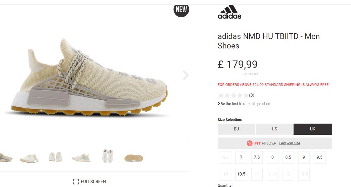 Adidas HU NMD Cream on Footlocker EU 