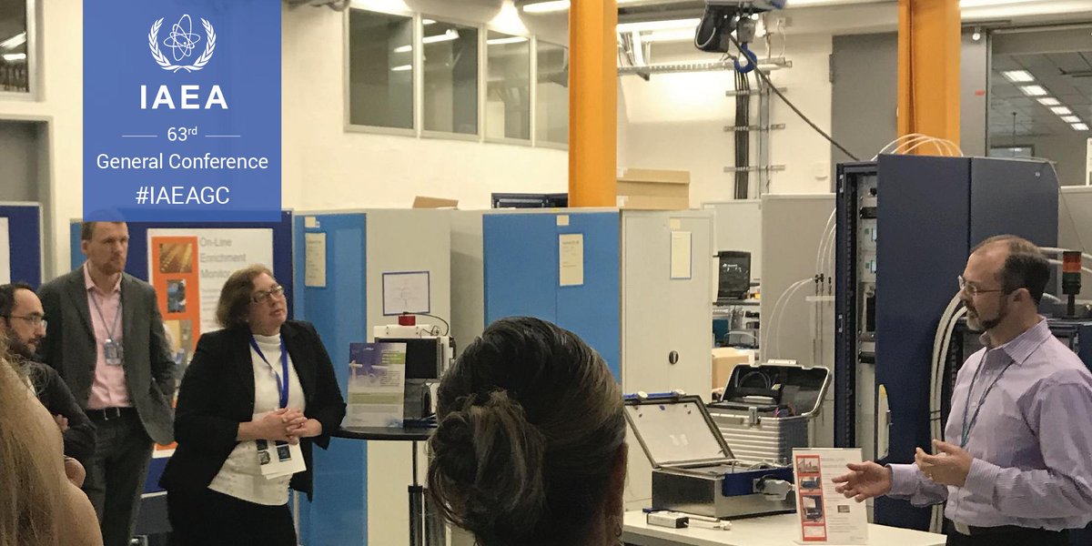 iaeaorg's tweet photo. Today at 1 pm is the Safeguards Equipment Insight tour. Join us and learn about the verification equipment that supports the IAEA's verification mission. Register at #IAEACG info desk in M building. https://t.co/Etyu35svNa
