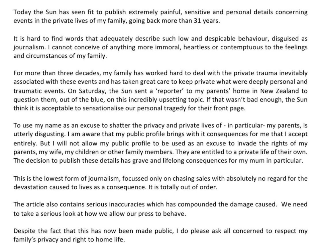 WassCricket's tweet image. Statement from @benstokes38 , please read and suppprt