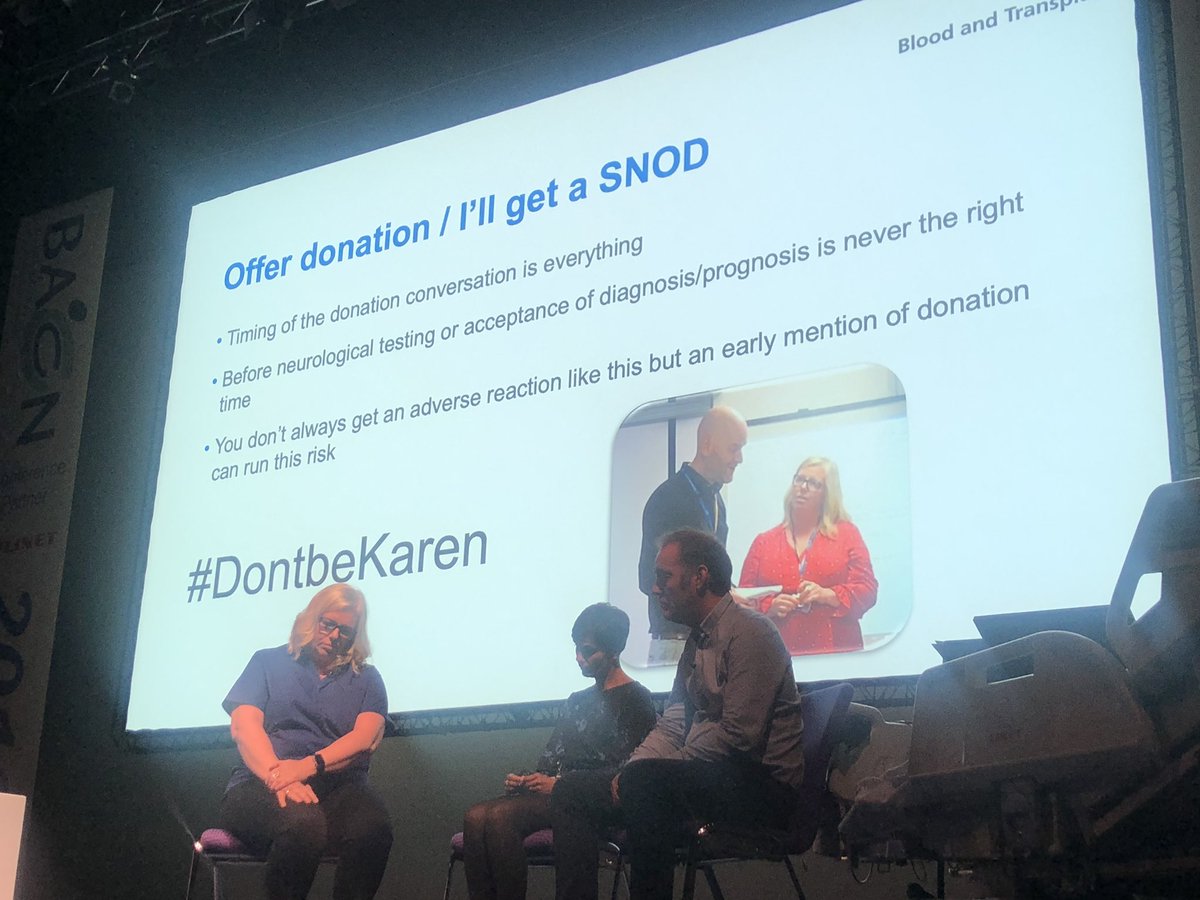 LesleyLogan19's tweet photo. @BACCNUK Please don’t raise the subject of organ donation without a SNOD  #DontBeKaren @NHSOrganDonor #TakeHomeMessages 👇🏻 https://t.co/DYyYDomwwy