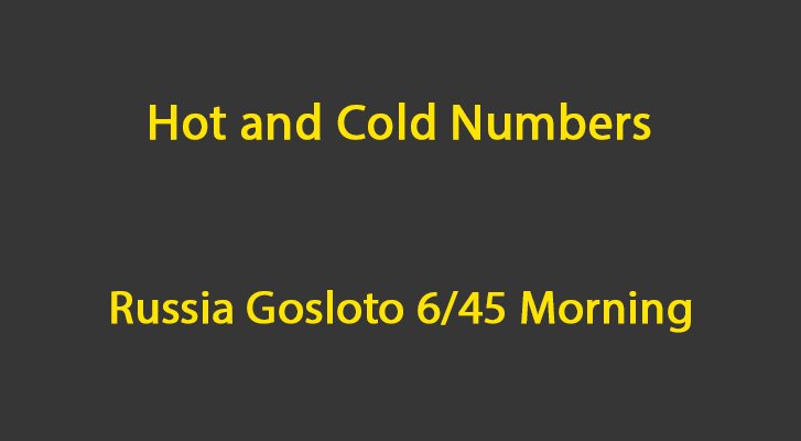 russia am lotto results
