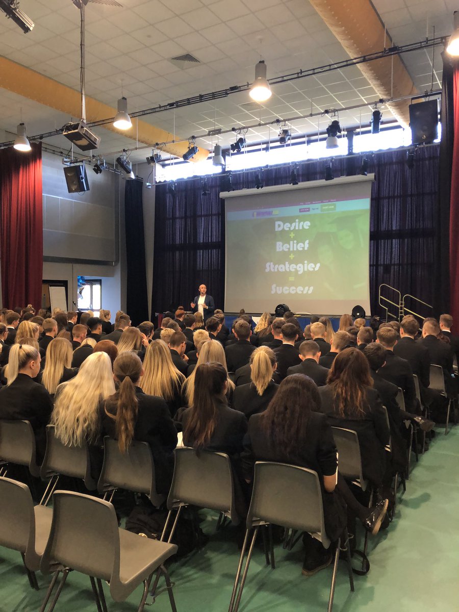 <a href="/kevinmincher/">Kevin Mincher</a> delivering some fantastic character education to our Y11 students ... <a href="/unstoppableteen/">Unstoppable Teen</a> 
#Desire #Belief #Strategies #Success