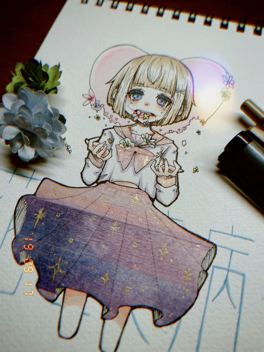 ゆか در توییتر 奇病 イラスト 花吐き病 Twitter始めました これからよろしくお願いします 絵描きさんと繫がりたい イラスト好きな人と繋がりたい 女の子イラスト コピック マスキングテープ こんな絵を描きます T Co Vzpj2tw2gn