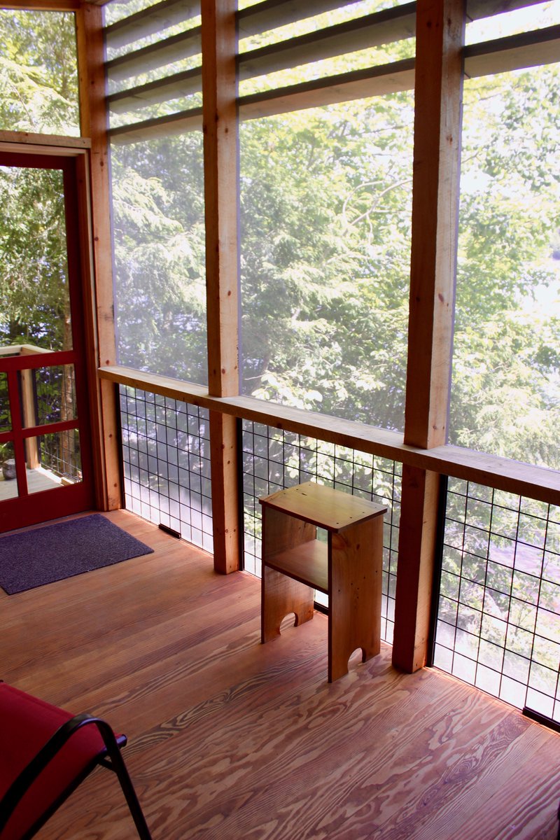 st3architecture's tweet photo. Love this tranquil front porch capture by Liza Scher in one of the new lakeside cottages we designed for our friends at Timberlock Resort in the Adirondacks of upstate New York.๐ฟ
#timberlock #adirondacks #upstatenewyork #lakesidearchitecture #rustic #cabindesign #cottagedesign https://t.co/Cl3bFFL5cN