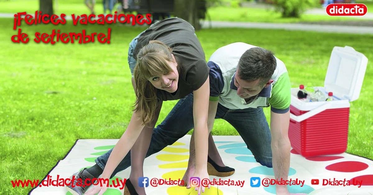 DidactaUy's tweet photo. ¡Con #setiembre llegaron las #vacacionesdeprimavera! 
Que sea para disfrute de niños y niñas y jóvenes con su familia, con juegos al aire libre, espacios de recreación y entretenimiento y momentos compartidos.
¡vacaciones felices!
#DidactaenFamilia #JuegosDidácticos #diversión https://t.co/00xaCcEYUB
