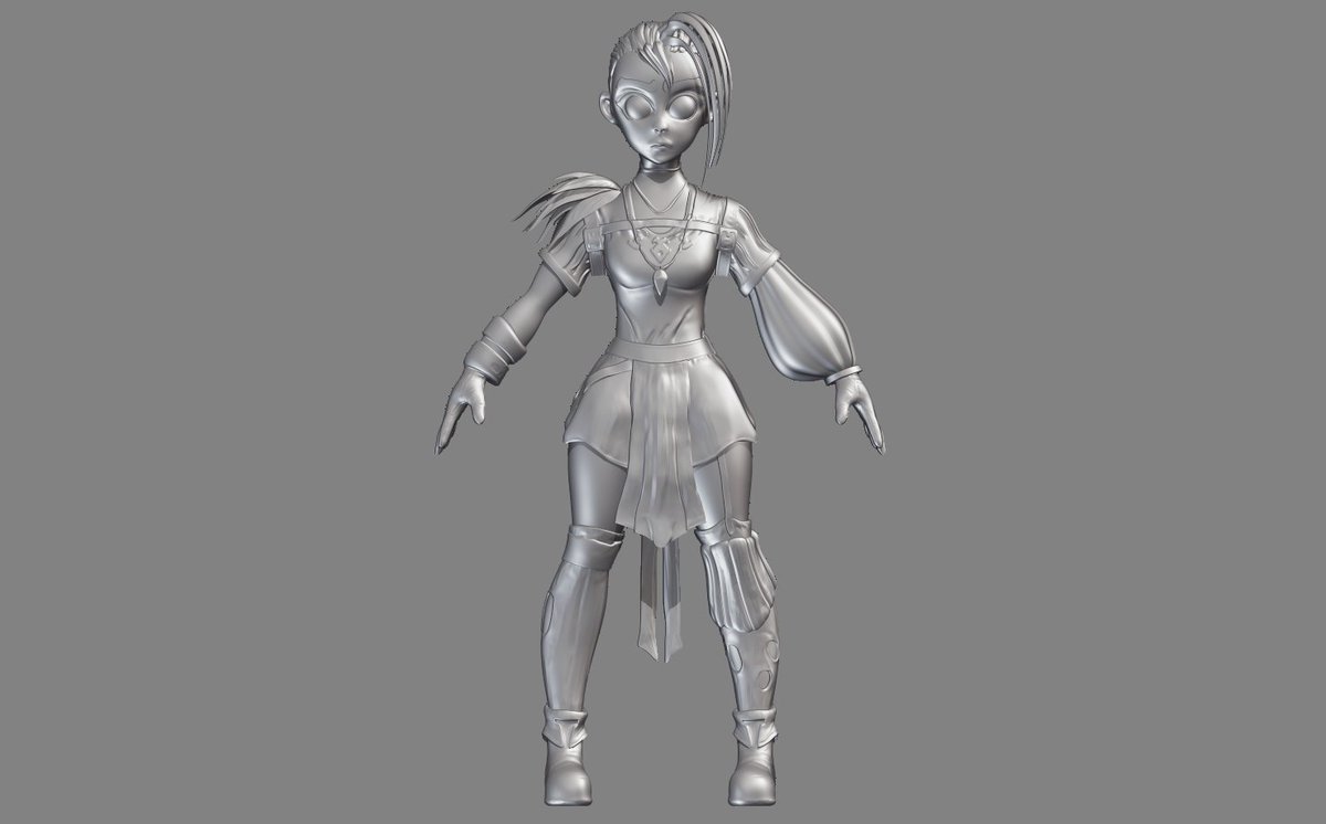 JLionesse's tweet photo. I tried using BPR render passes + Photoshop, but I feel like the result is much worse. I don't know if it is because of the material or what https://t.co/LlVHmc7qeK