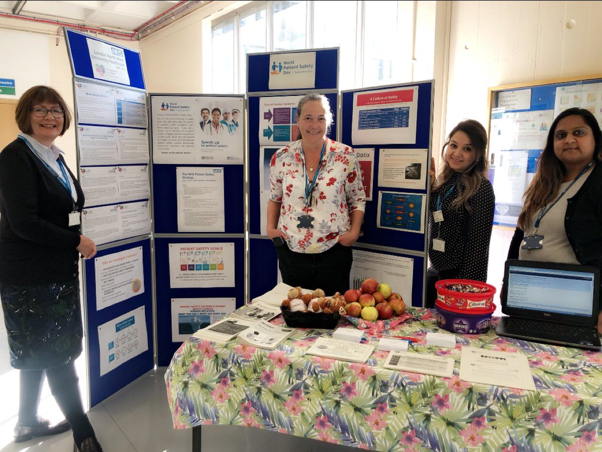 HomaAl2's tweet photo. Welcome to World Patient Safety Day at London Northwest Healthcare University Trust. #LNWUH #WorldPatientSafetyDay #WHOatEU https://t.co/5FjR4oSH9L