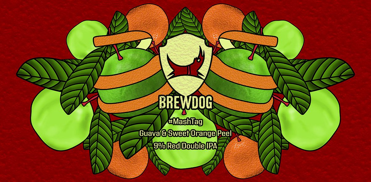 BrewDog's tweet photo. #MashTag is liquid democracy. 
A fully crowd-sourced beer chosen by the people, for the people.

Everything from beer style to label is picked by you.

This year's brew is a 9% Red DIPA with guava &amp; sweet orange peel...

But which design should wrap it?

(1/2) https://t.co/JVkPikV0h2