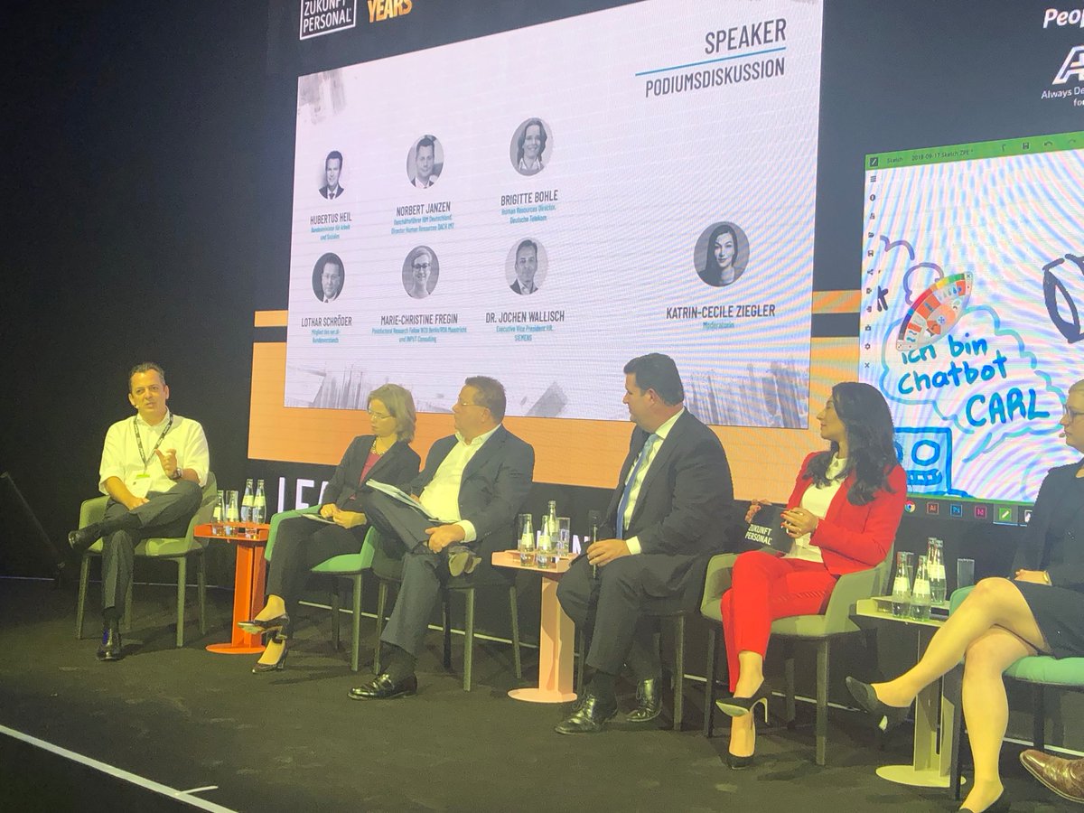 »Es ist unsere gem. Aufgabe als Unternehmen, Sozialpartner &amp; Politik, die Chancen der digitalen Transformation aufzuzeigen« <a href="/JochenWallisch/">Jochen Wallisch</a> im Gespräch mit <a href="/hubertus_heil/">Hubertus Heil</a> auf der #ZPEurope19. 
<a href="/Siemens/">Siemens</a> setzt auf den #Zukunftspakt, um Wandel zu gestalten: sie.ag/2mlASst