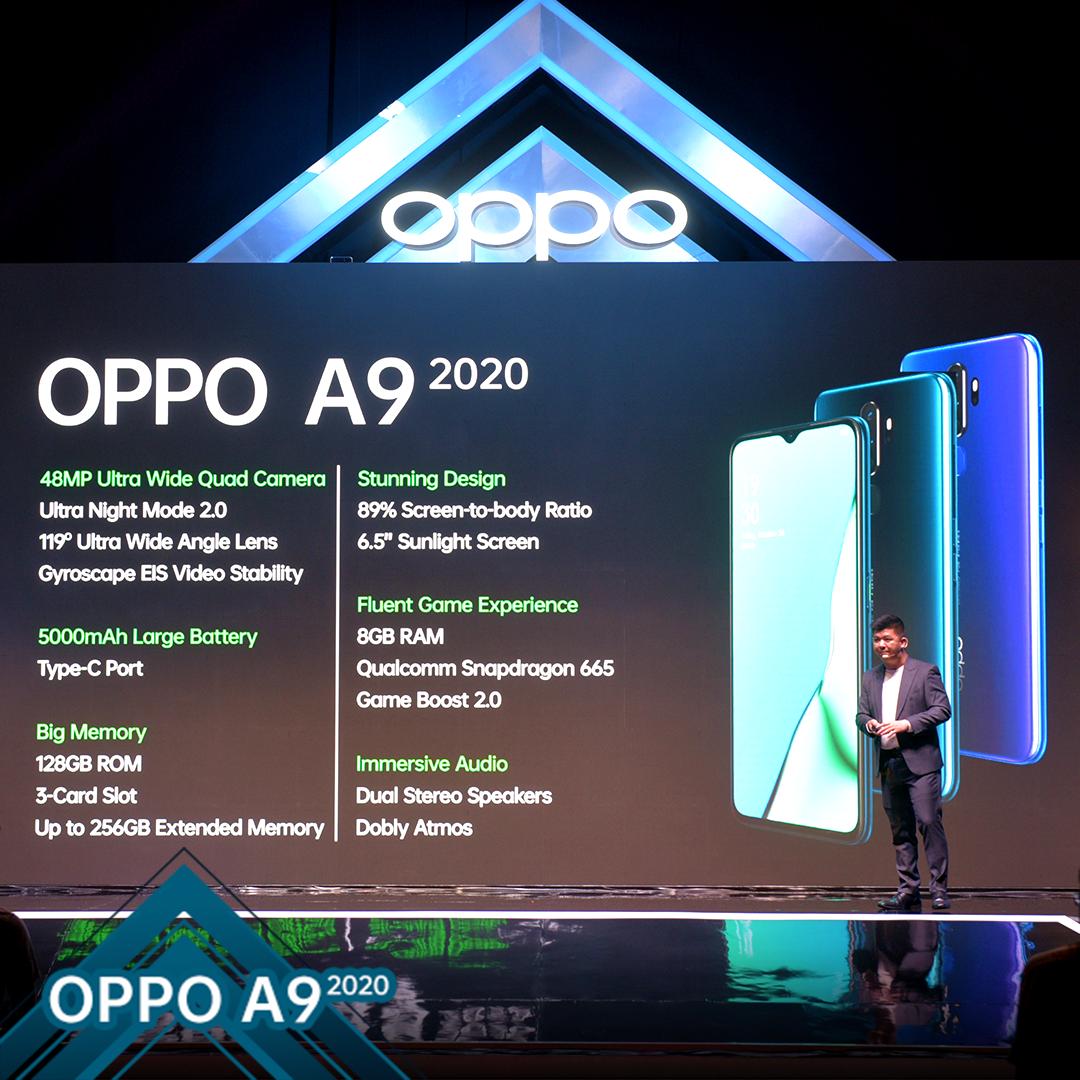 OPPOIndonesia's tweet photo. Saatnya untuk naik level dengan OPPO A9 2020!

Melengkapi seri-A, turut menghadirkan 2 versi dari OPPO A5 2020.

#OPPOANewLevel

⬆️ #OPPOA9_2020 https://t.co/3zWZUrPx32