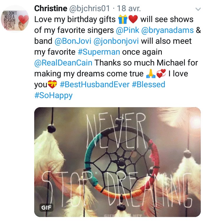 Christine tweet media