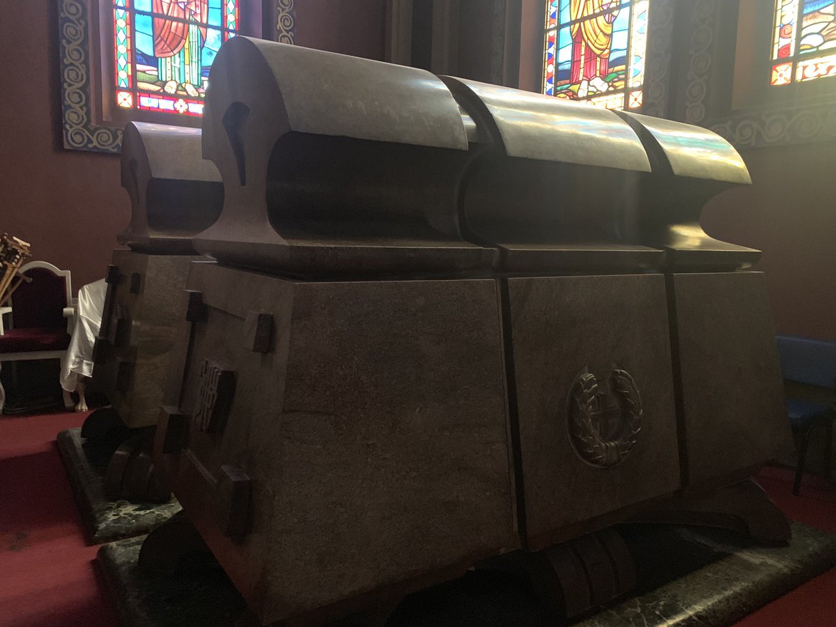 profpetos's tweet photo. Was at #HolyTrinityCathedral. Visited the Tomb of Emperor Haile Selassie and his wife https://t.co/t9u5b2VhCc