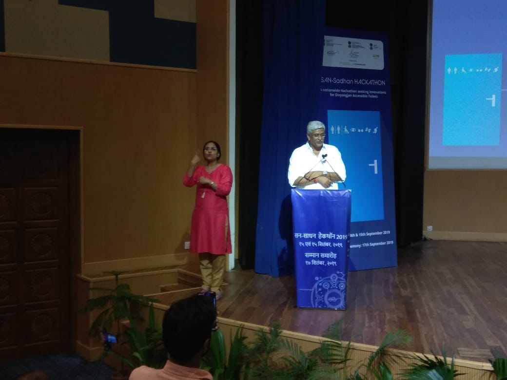 swachhbharat's tweet image. “Proud to say that if I give a problem to the youth of India, I am sure they will come up with world-class solutions and this Hackathon proves this. I salute each one of you for participating in this challenge.” – Shri @gssjodhpur, Hon’ble Minister of #JalShakti #SanHack