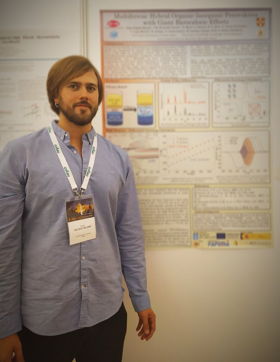 thermogramer's tweet photo. Presenting our recent results on eco-refrigeration from @CICAUDC (@UDC_gal) & @cu_mat (@Cambridge_Uni) at @europeanmrs #eMRSFall (@PW_edu).
Authors: @jbermudezgarcia & Jorge Salgado. https://t.co/fKST6hX2qj