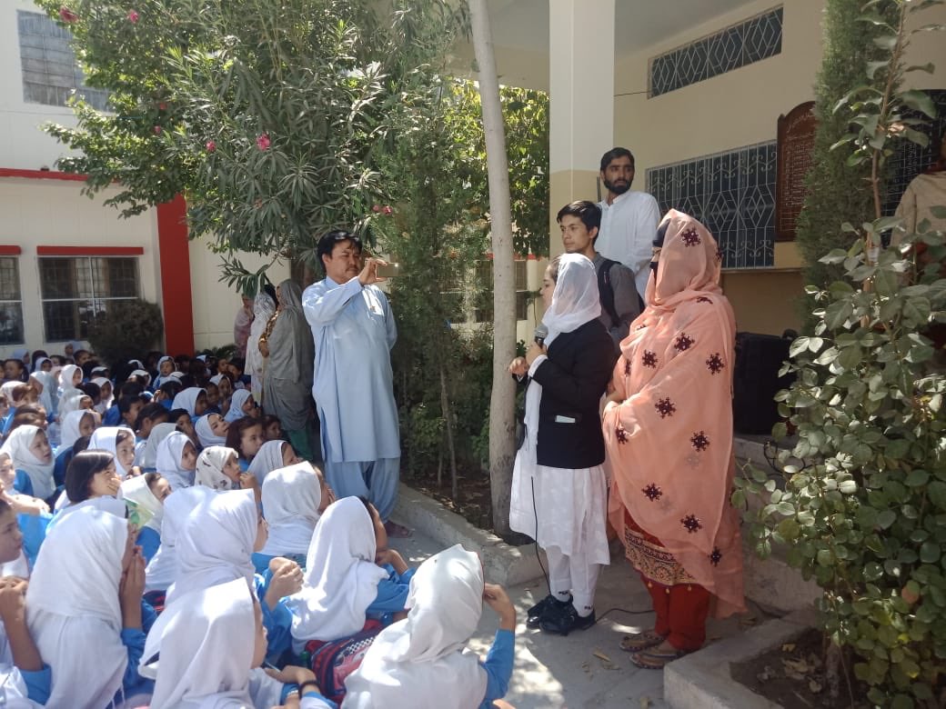 ArifHNasry's tweet photo. Mobilization for the #ClimateMarchPk begins in #Quetta. (Govt Girls High School, Qta)
#TeamQuetta is on day 2 of their outreach program at schools, and the kids are receiving and transmitting the message loud and clear.
#ClimateChange #ClimateEmergency #ClimateActionNow https://t.co/nA6BSyE2ys